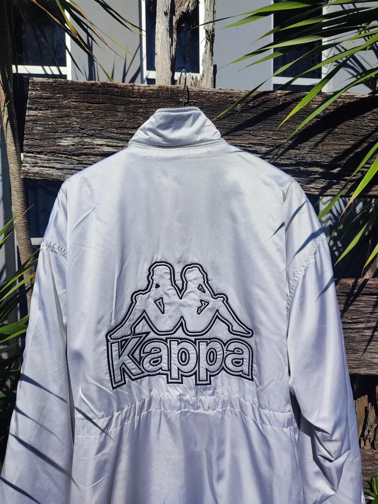 Vintage Kappa VRII Padded Coach Coat – Japan LL – Grey Tech