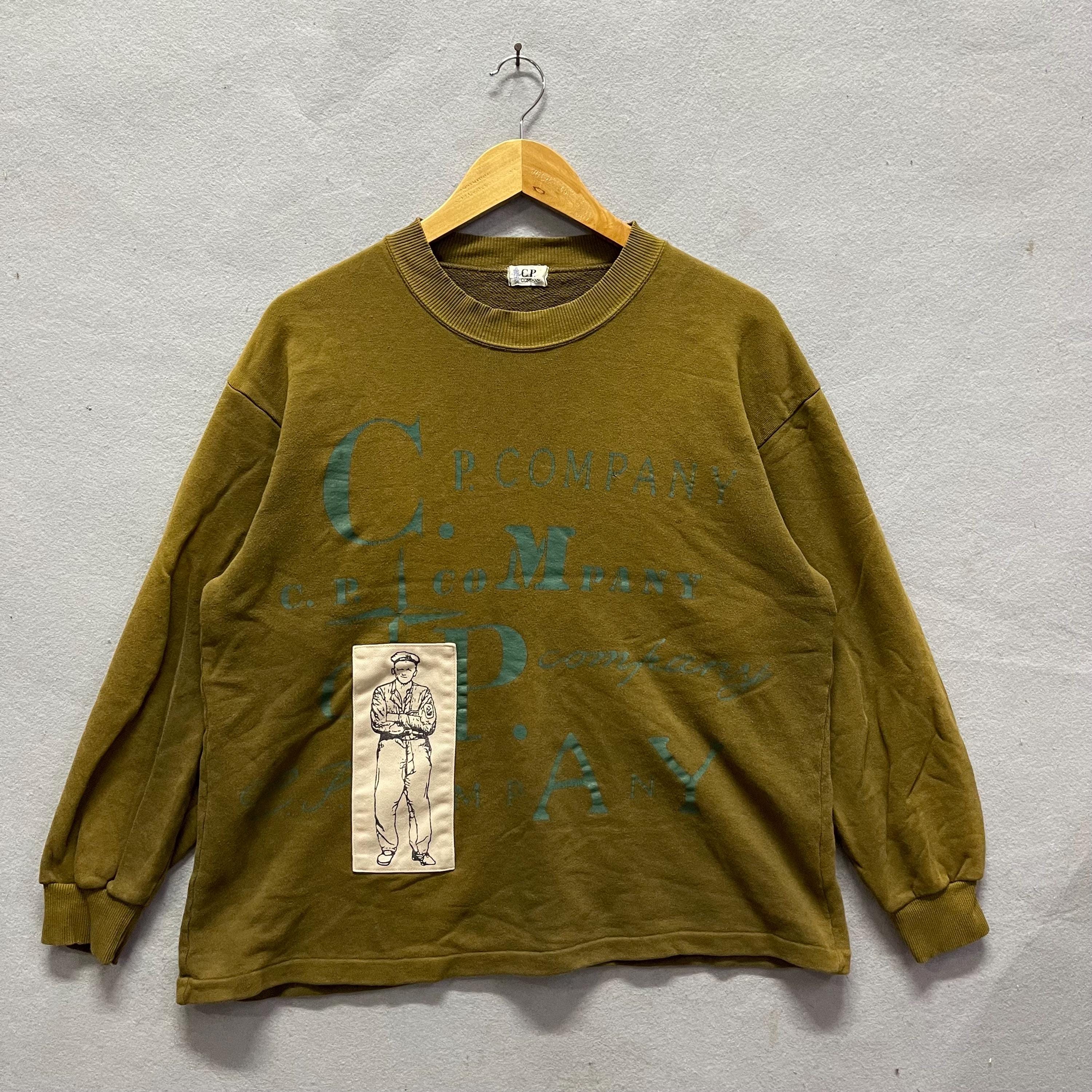 Vintage C.P. Company Garment Dyed Sweatshirt (made in Japan, Olive