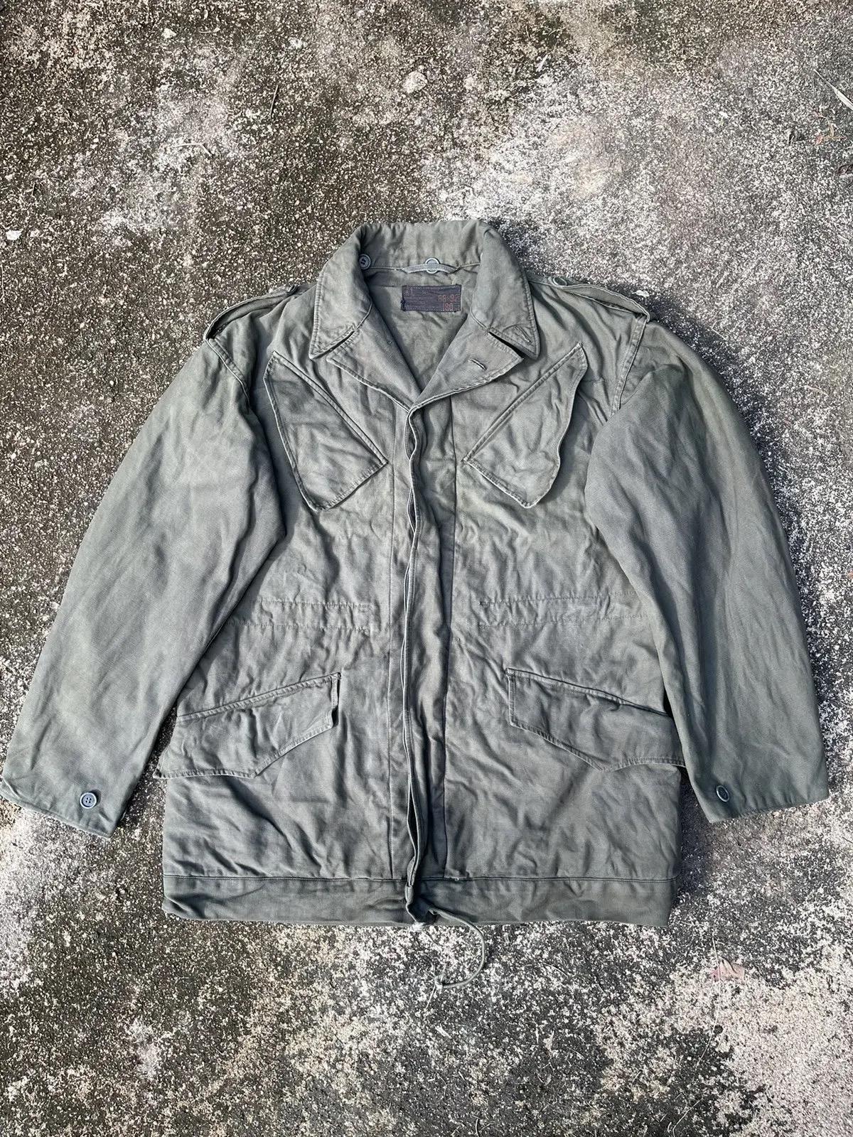 Vintage German Military M-65 Field Jacket (faded Olive) - Etsy