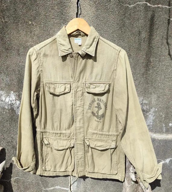 Denim & Dungaree US Navy Military Work Jacket Vintage Style - Etsy