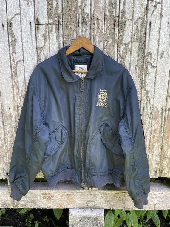 Vintage Suntory BOSS Coffee Bomber Jacket – Japan Exclusive - Etsy