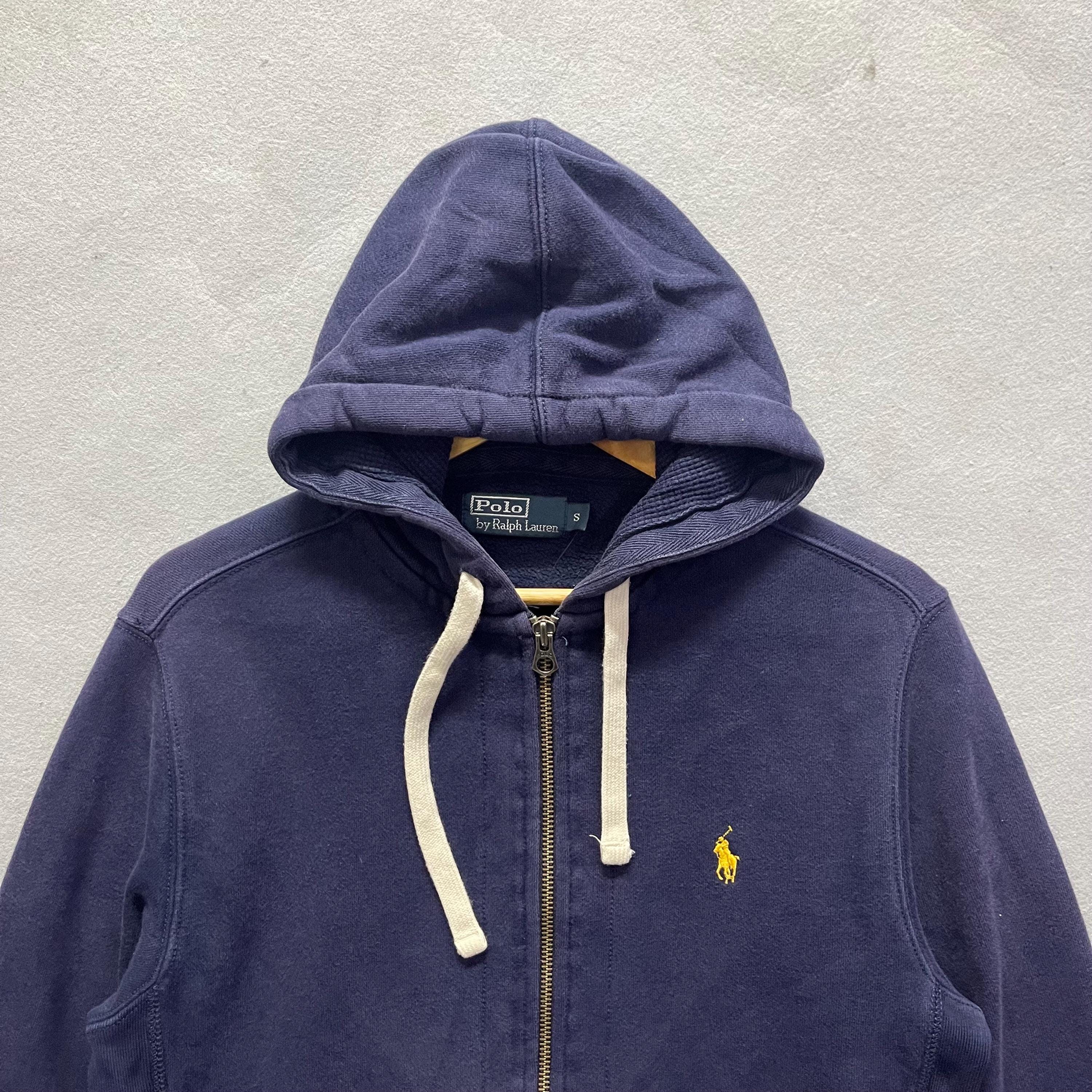 Vintage Polo by Ralph Lauren Full-zip Hoodie – Navy (size S) - Etsy UK