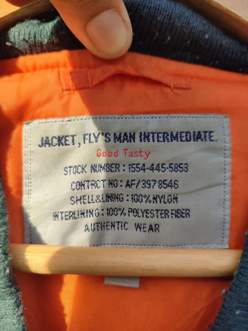 Vintage MA-1 Bomber Jacket – Good Tasty Authentic Wear - Etsy