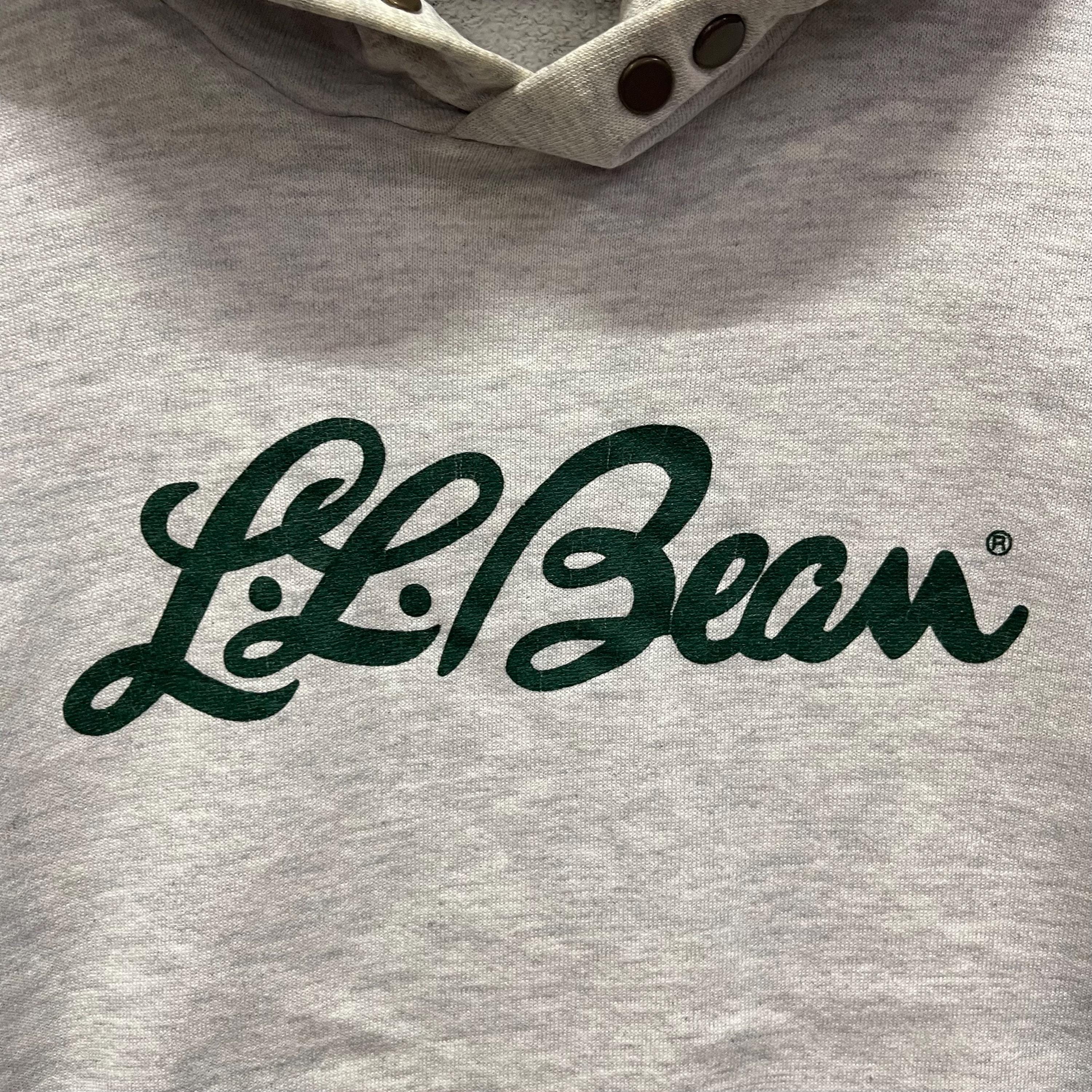 Vintage L.L. Bean Hoodie – USA Made Russell Athletic Tag, Fits S-M