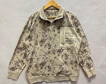 Avirex Military-Inspired Digital Camo Zip Jacket