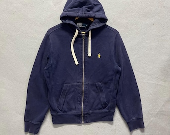 Vintage Polo by Ralph Lauren Full-zip Hoodie – Navy (size S