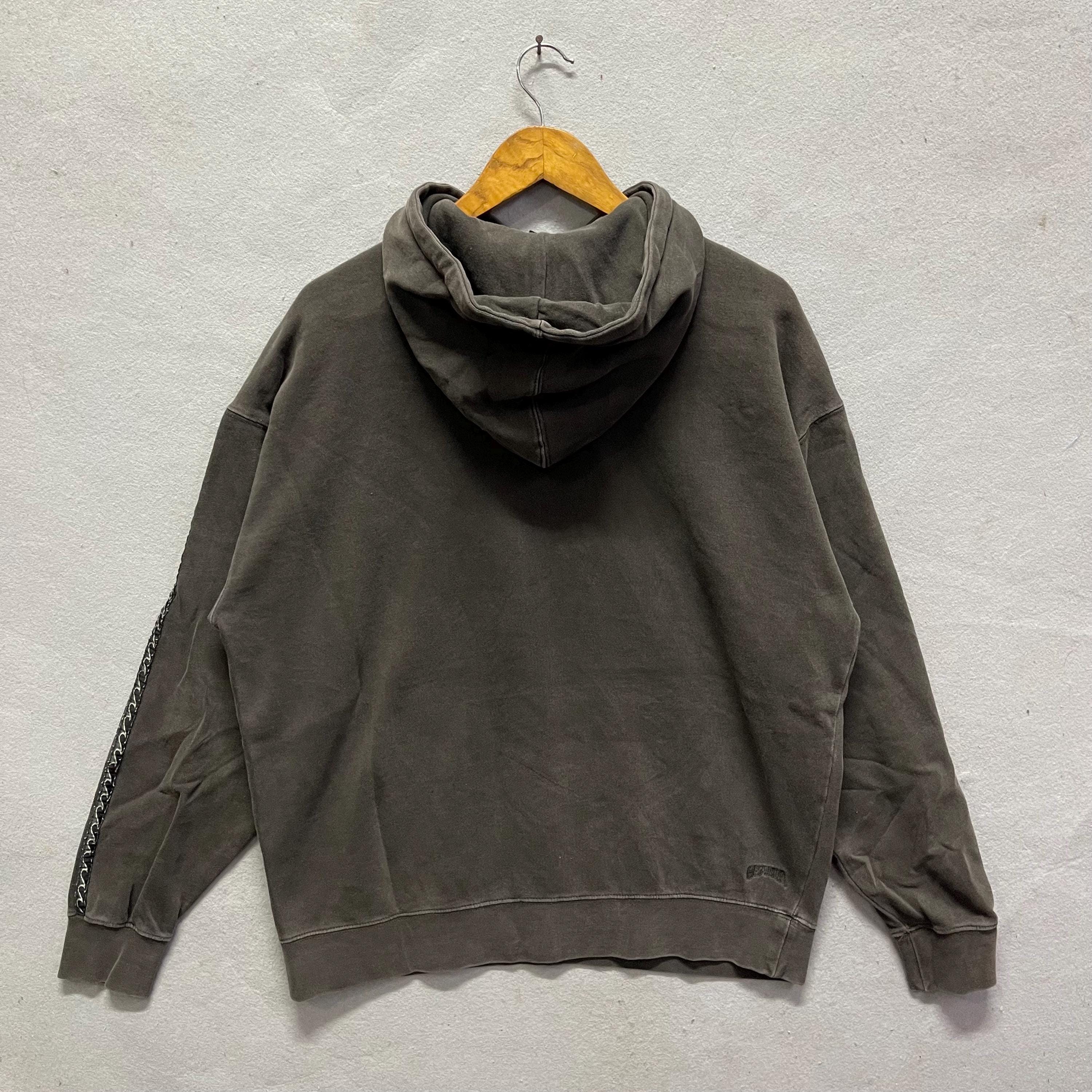 Ghanda 1984 Logo Embroidered Pullover Hoodie - Etsy