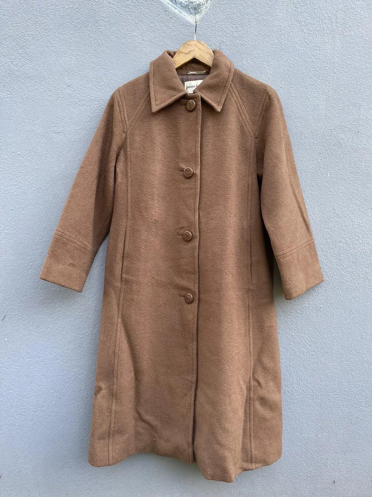 Vintage Pierre Balmain Paris Wool Blend Coat - Made in Japan - Etsy UK