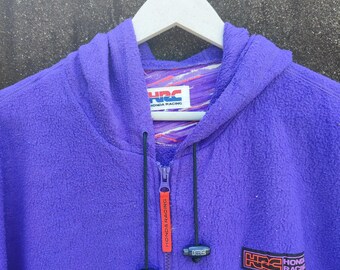 Vintage HRC Honda Racing Fleece Hoodie – Purple (M/L) - Etsy Denmark
