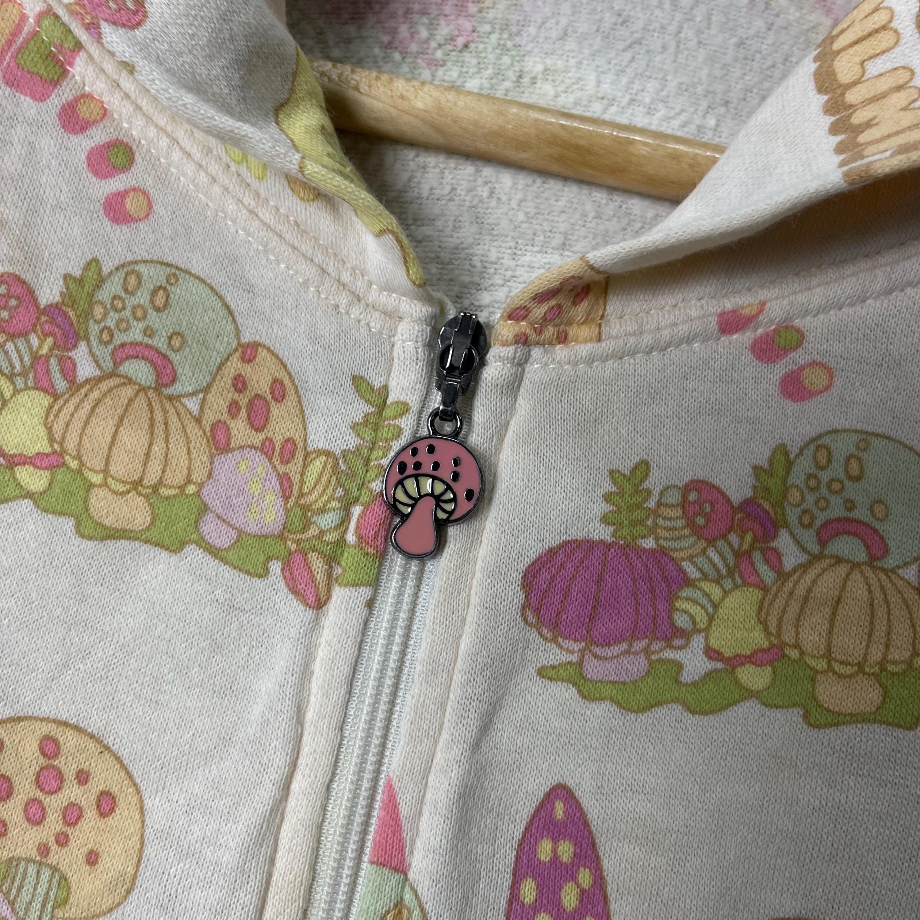 Hysteric Glamour All-over Print Zip Hoodie Cream (free Size