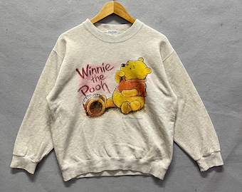 Felpa vintage Winnie the Pooh di Dia Club – Disney anni '90 (taglia M)