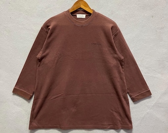 Sudadera vintage de manga larga LANCEL (fabricada en Japón)