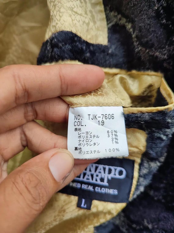 Tornado Mart Python Pattern Velvet Blazer (Size L) - image 10