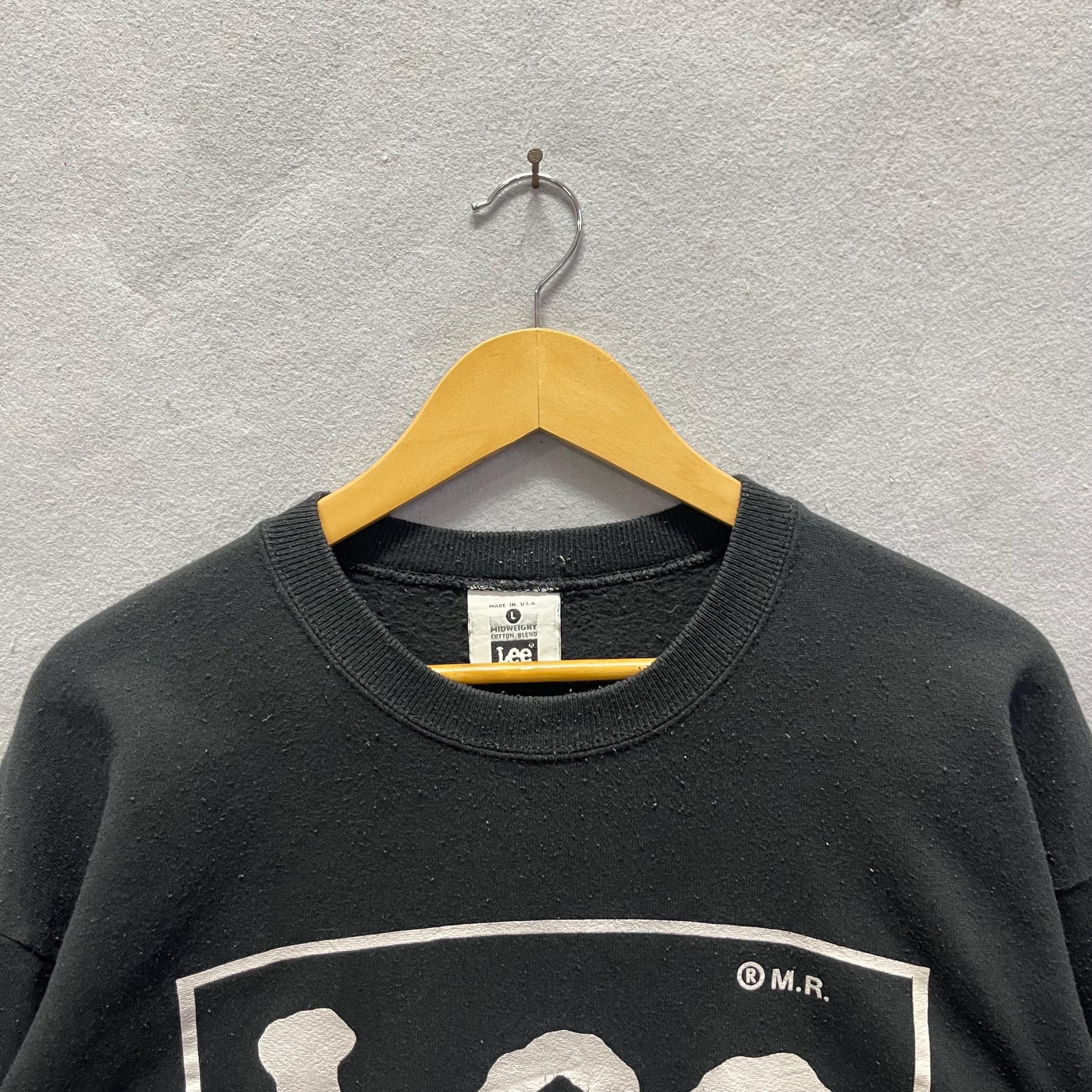 Vintage 1980s Lee Midweight Cotton Blend Sweatshirt – Made in USA