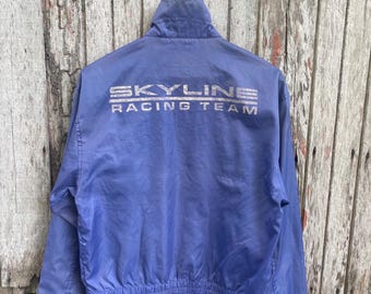Vintage Skyline Racing Team Nylon Jacket (1990s) - Etsy