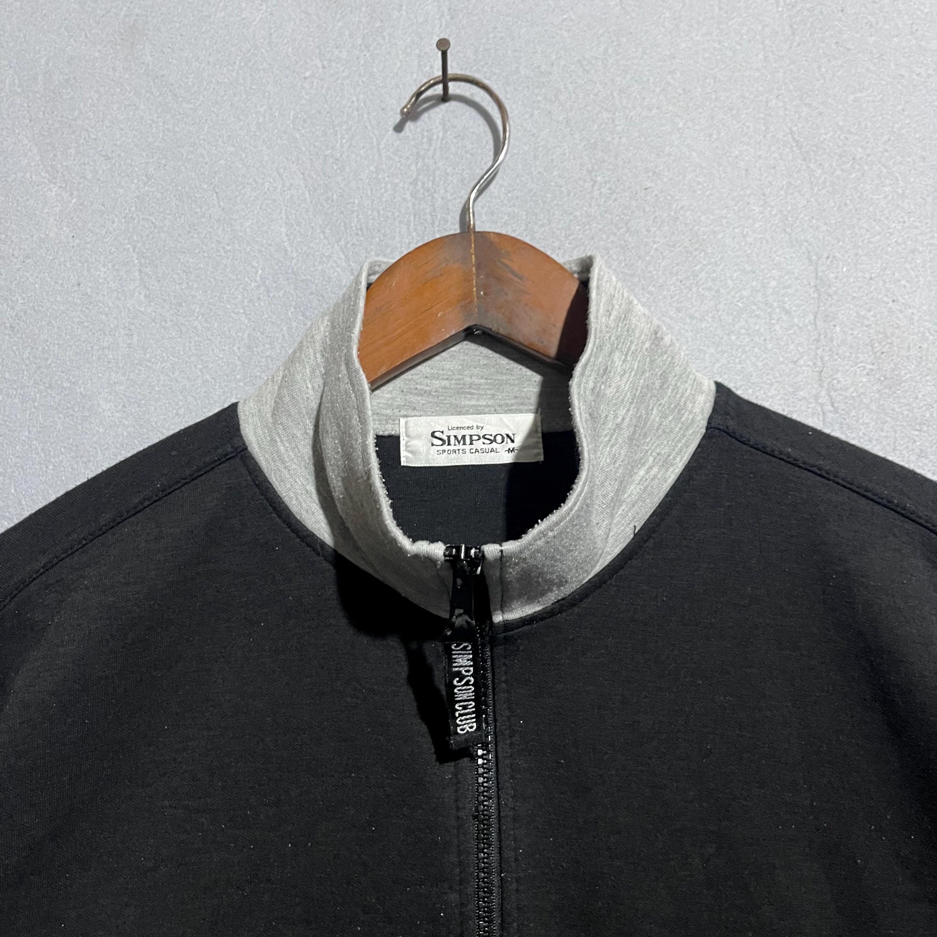 Vintage Simpson Australia Zip Jacket – Black/grey – Size M - Etsy