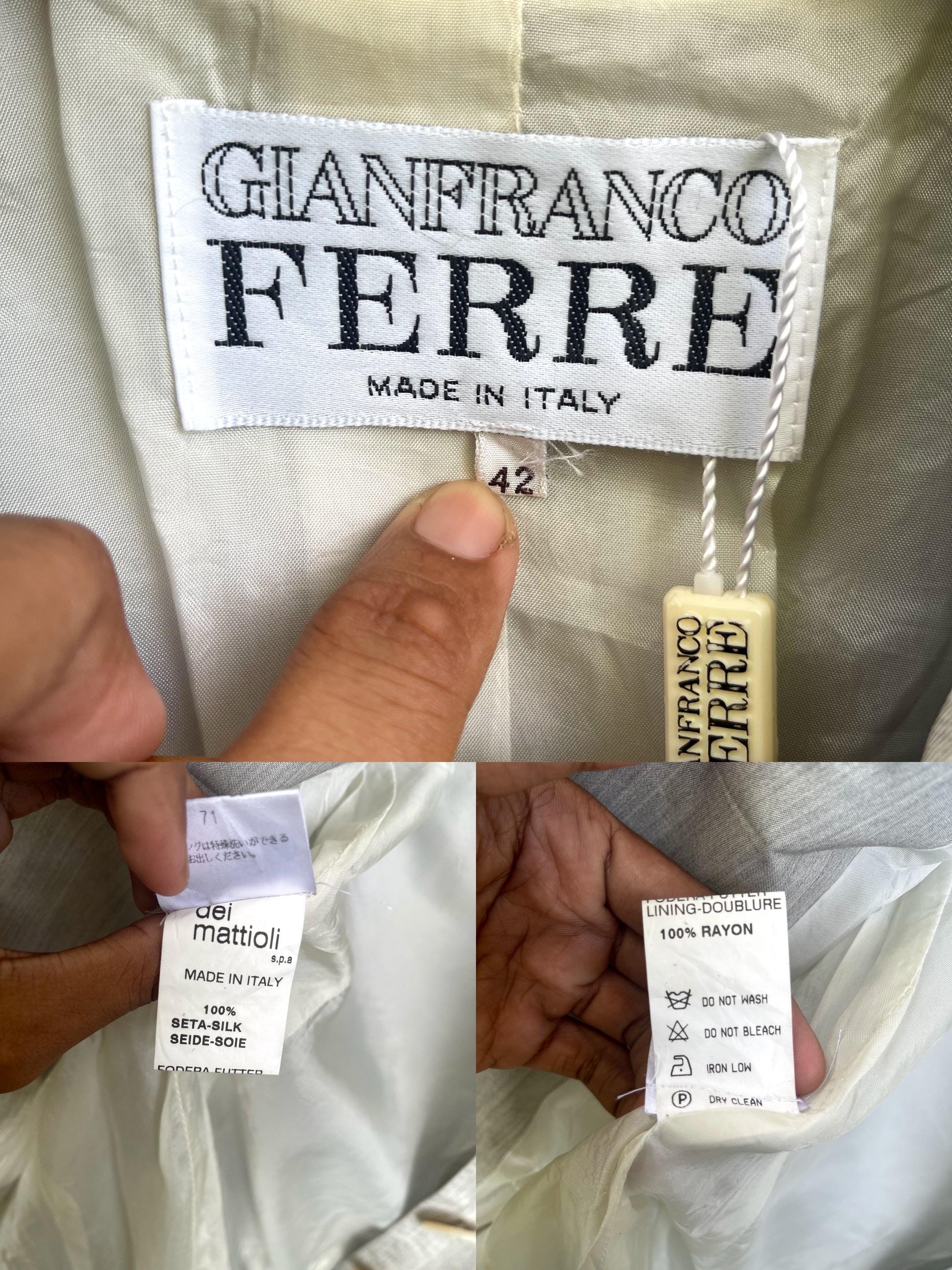 Gianfranco Ferré Vintage Italian Linen Blazer (90s) - Etsy
