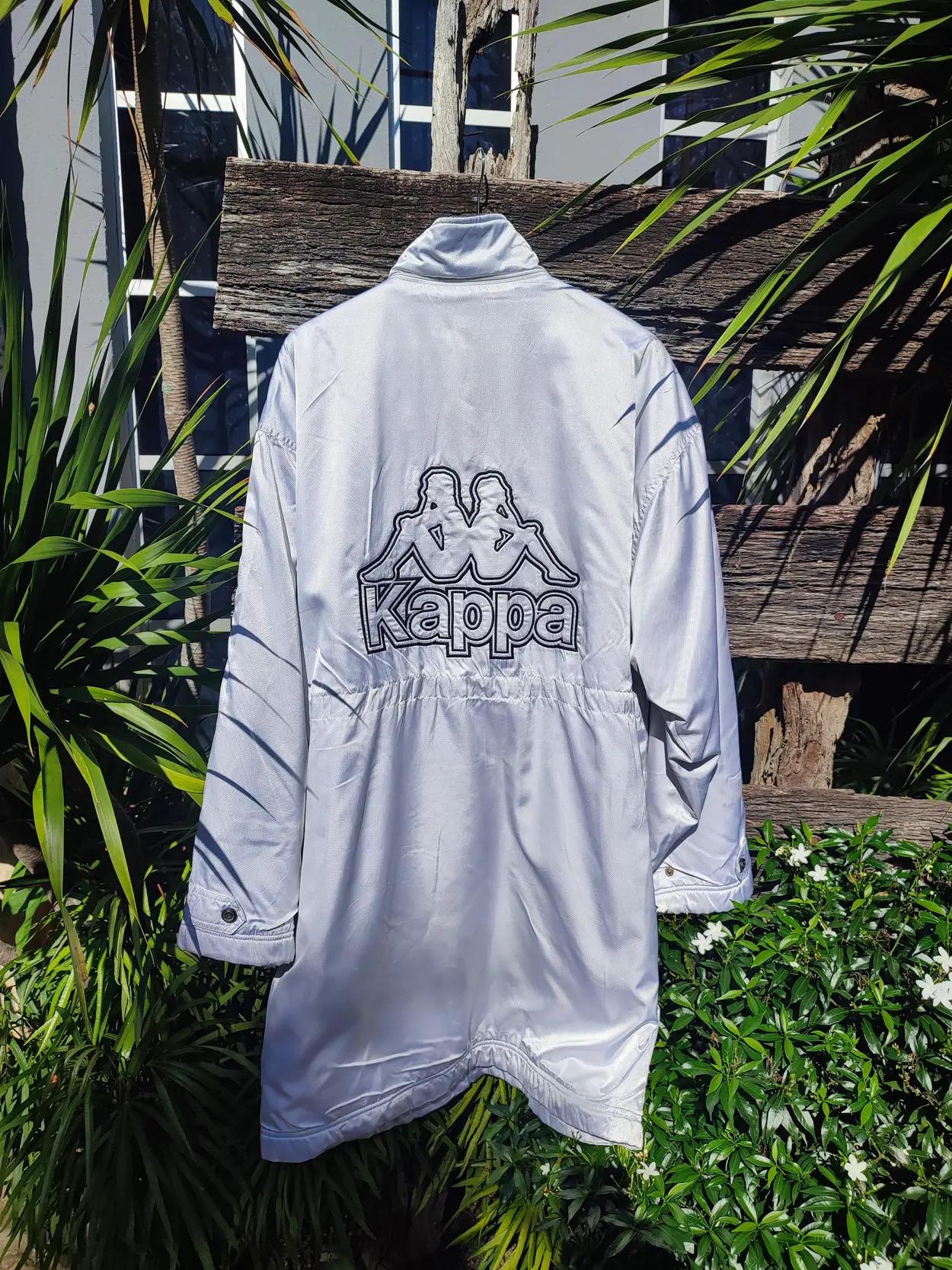 Vintage Kappa VRII Padded Coach Coat – Japan LL – Grey Tech