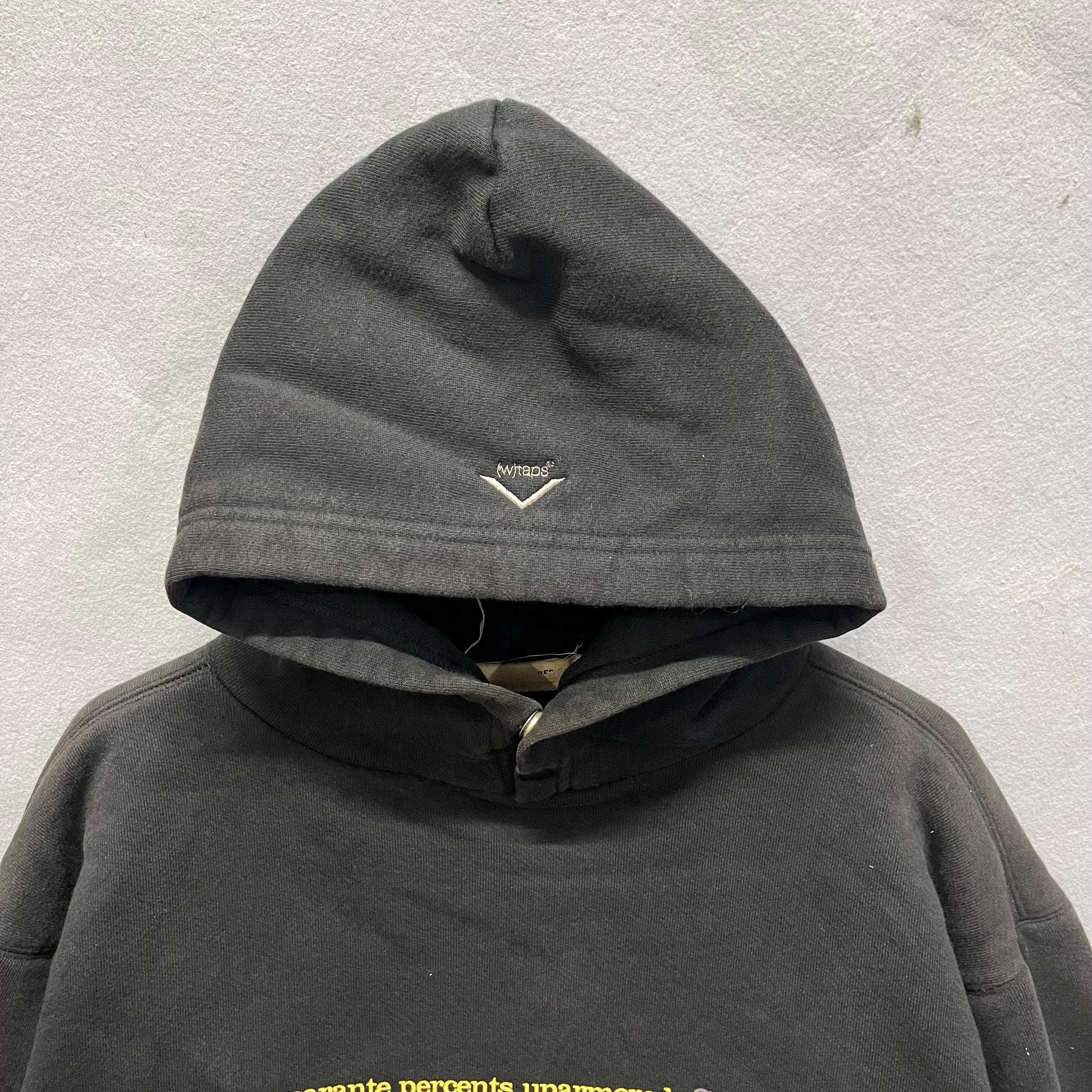 WTAPS ブルゾン 40% uparmored WTAPS 40% up Armored “team VI Salutes” Vintage Black Hoodie
