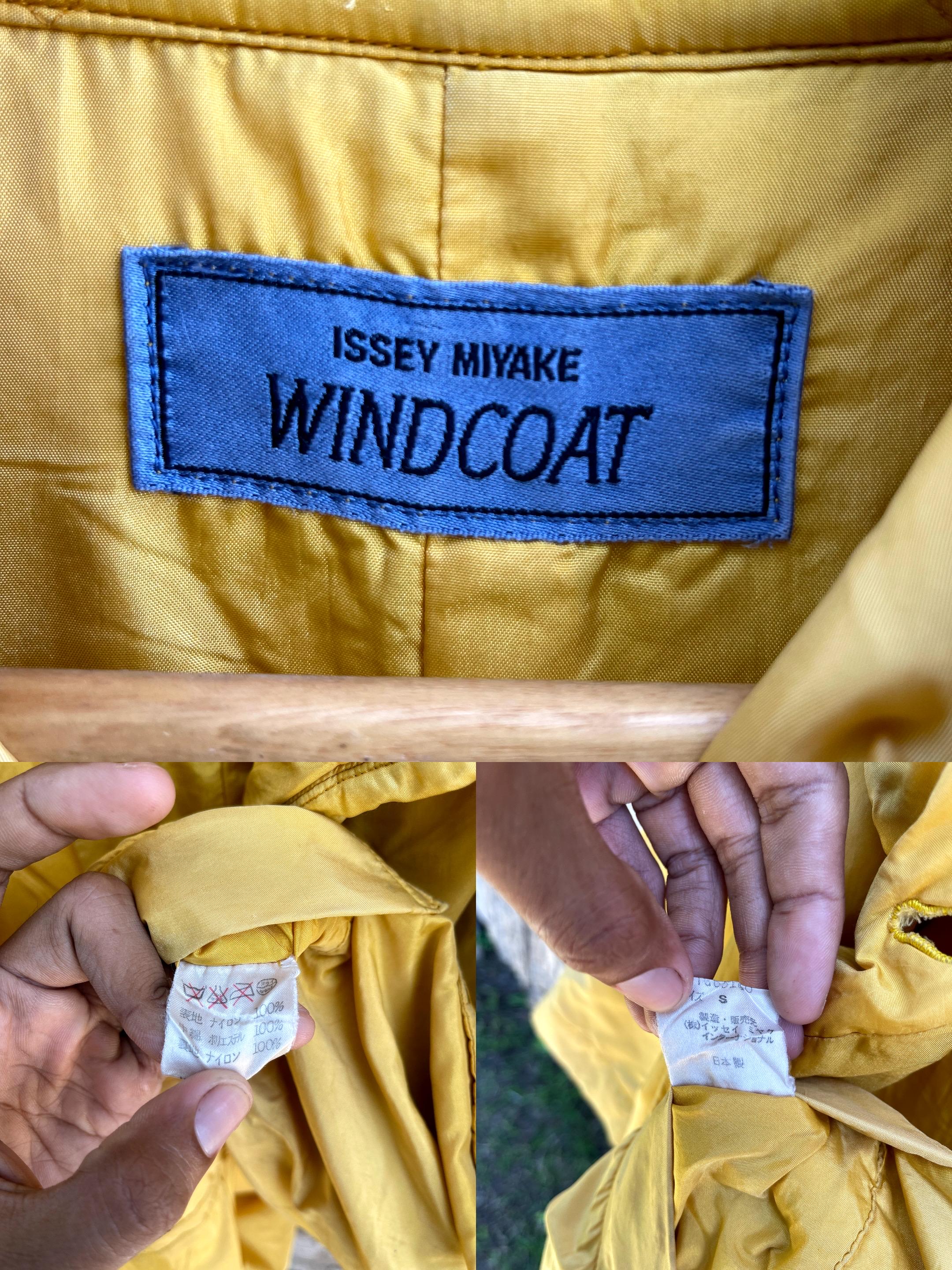 Vintage Issey Miyake WINDCOAT Yellow Oversized Jacket – Circa Late