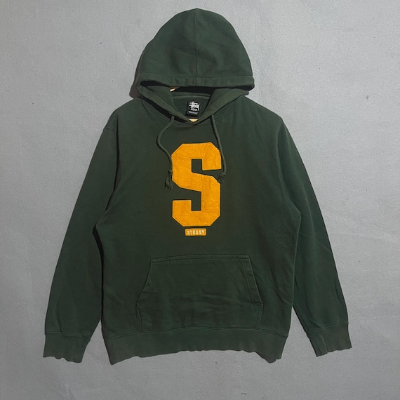 Vintage Stüssy Collegiate “S” Patch Hoodie (early 2000s) - Etsy