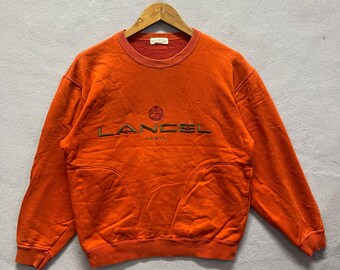 Sudadera vintage con el logo de Lancel Paris (Hecha en Japón)