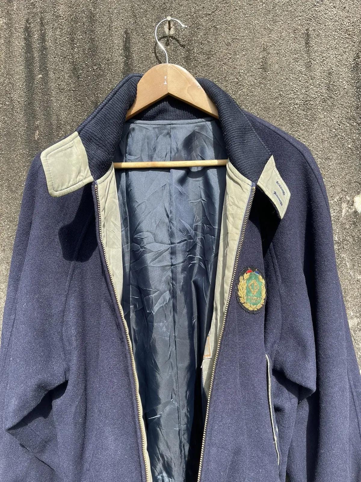 Christian Dior SPORTS ウールジャケット L ネイビー Christian Dior SPORTS ウールジャケット L ネイビー Rare Vintage