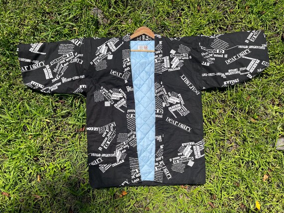 X-MERIC “FANTAISIE CITY” Graphic Padded Jacket – Bold Black Quilted Streetwear View 5