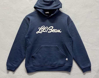 Sudadera con capucha LL Bean X Russel Athletics vintage de los 90, hecha en EE. UU.