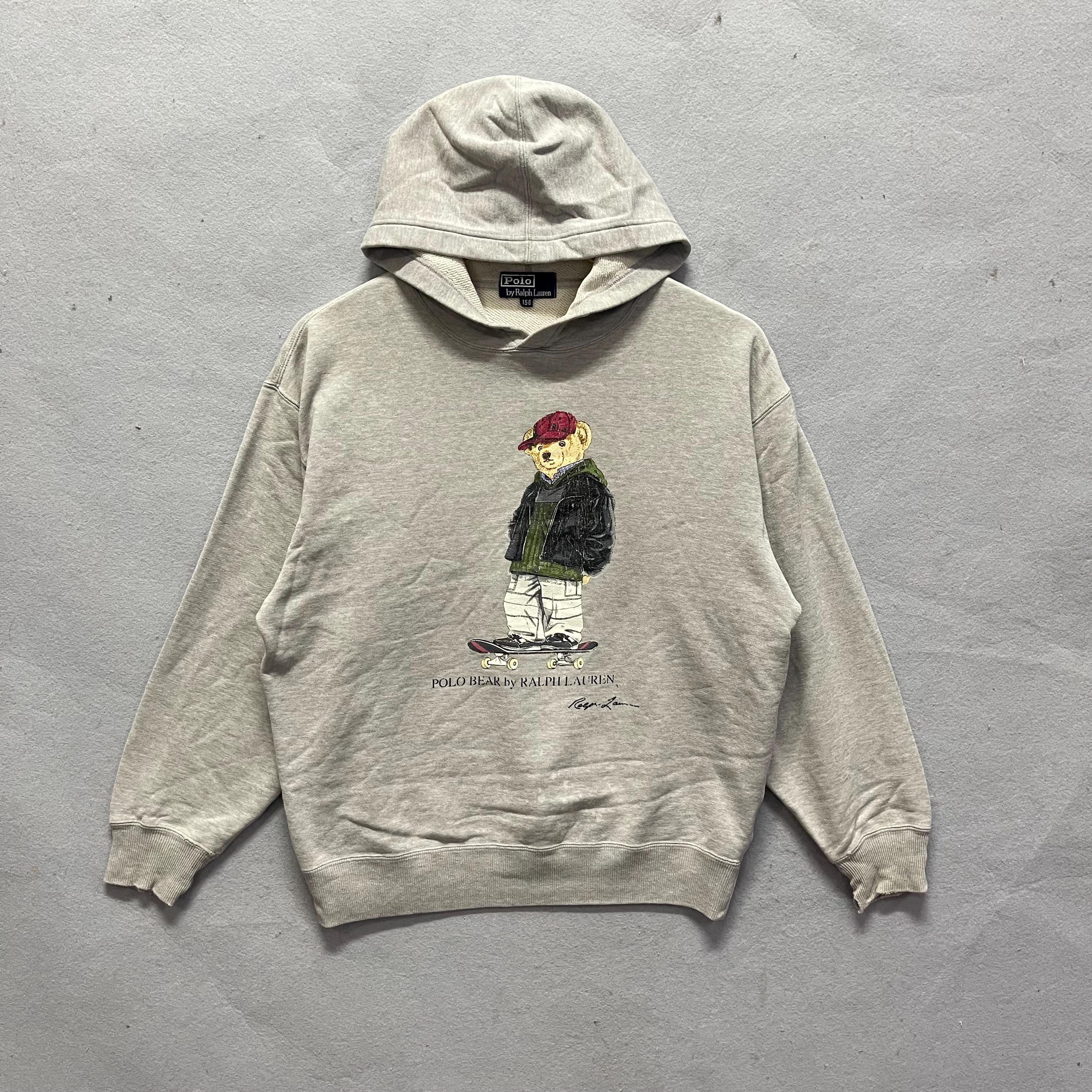 Vintage Early 2000s Polo by Ralph Lauren “polo Bear” Hoodie (made