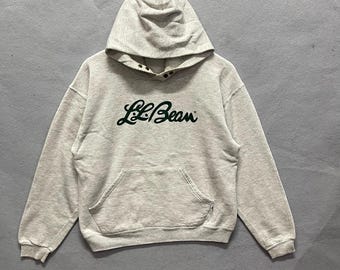 Vintage L.L. Bean Hoodie – USA Made Russell Athletic Tag, Fits S-M