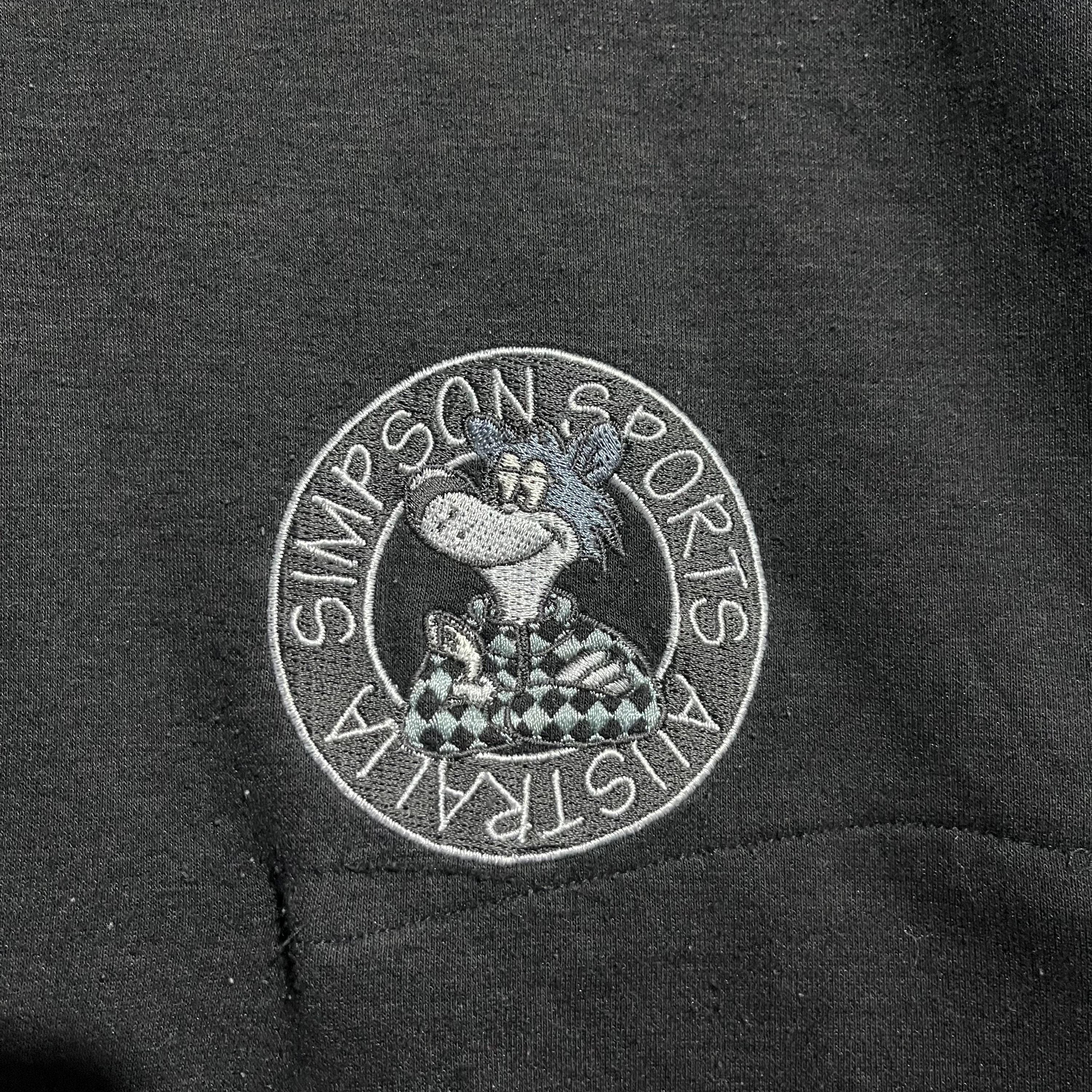 Vintage Simpson Australia Zip Jacket – Black/grey – Size M - Etsy