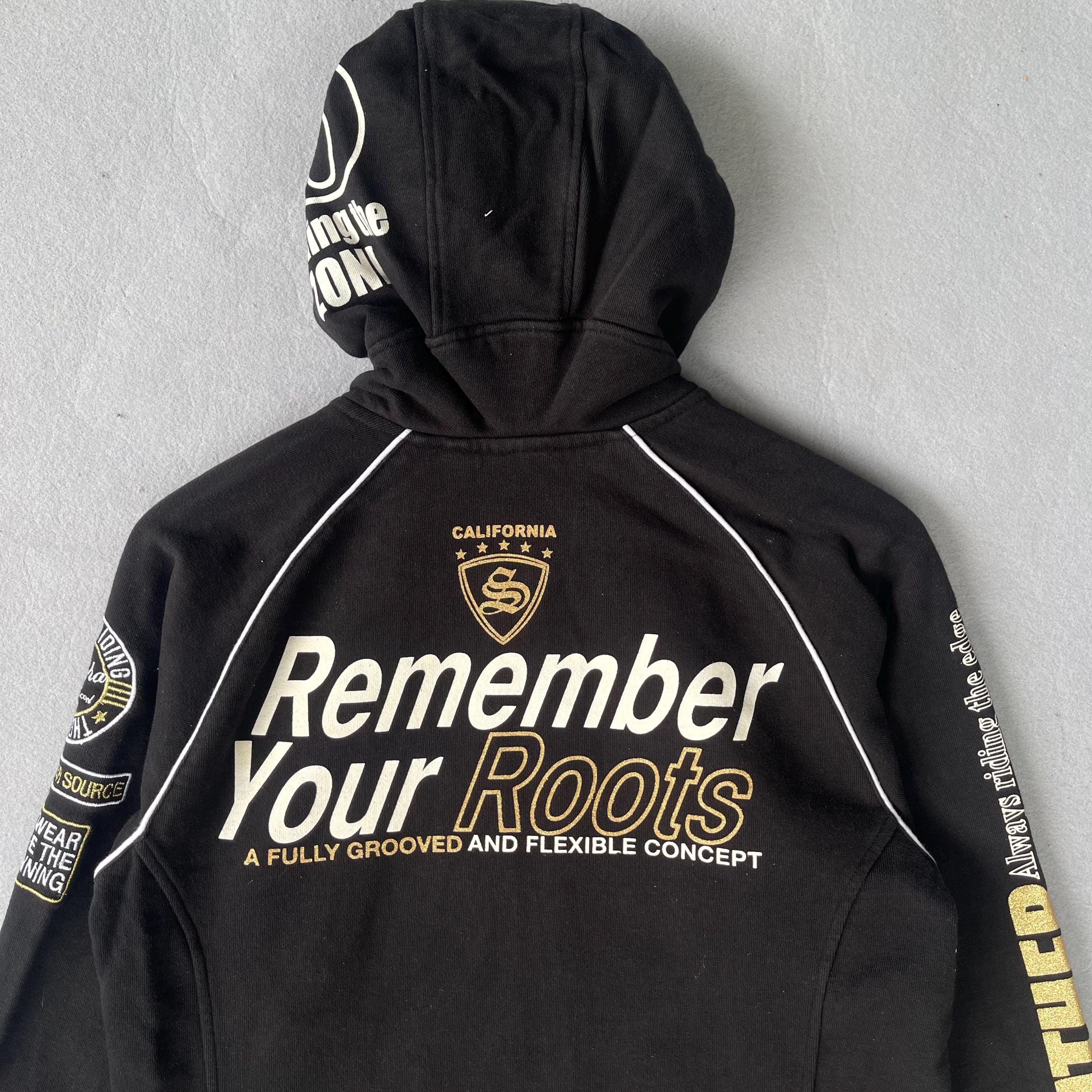 Vintage Y2K Gotcha Graphic Full-zip Hoodie Black Streetwear - Etsy