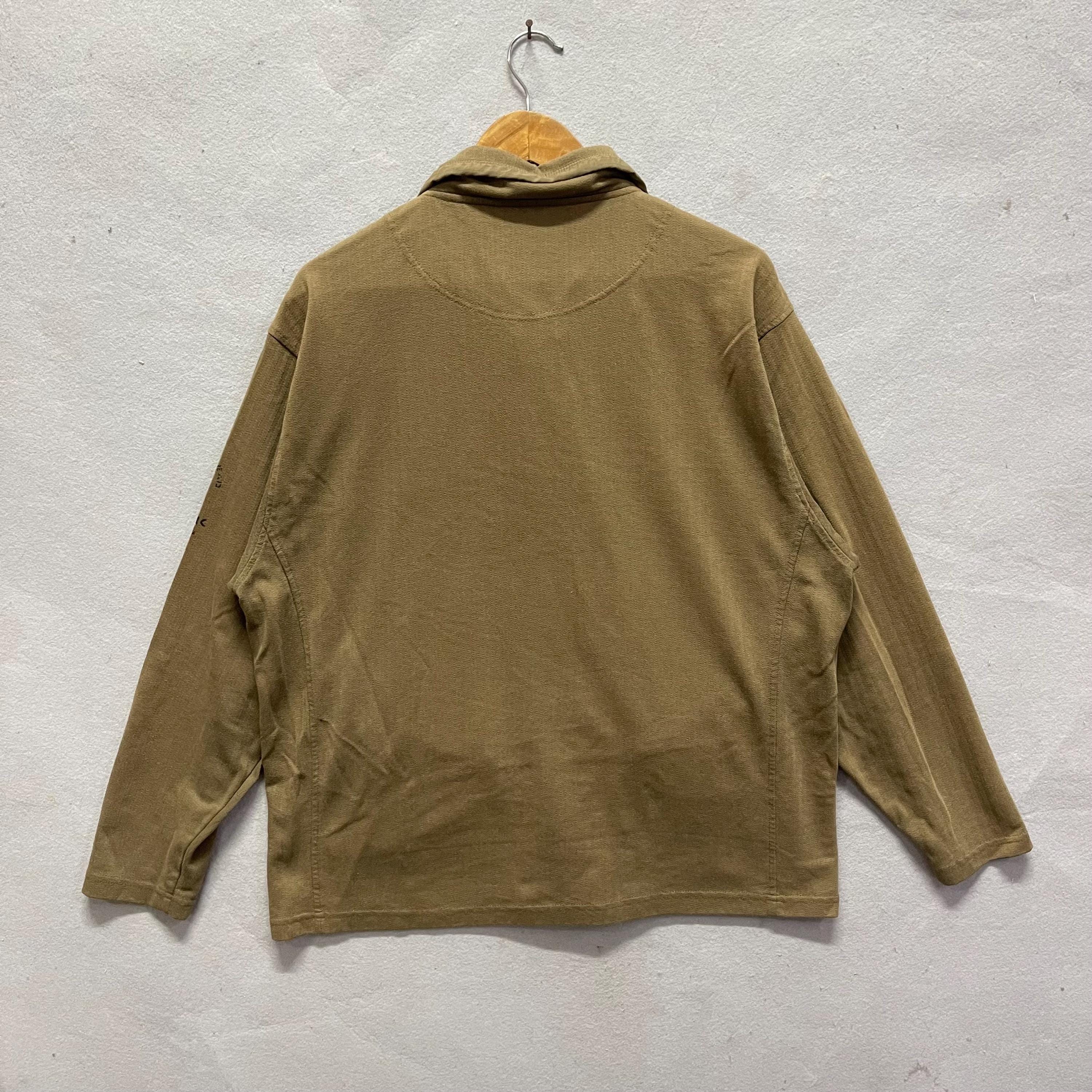 Airwalk “1986 U.S. Airwalk” Military Zip Jacket – Khaki Workwear 
