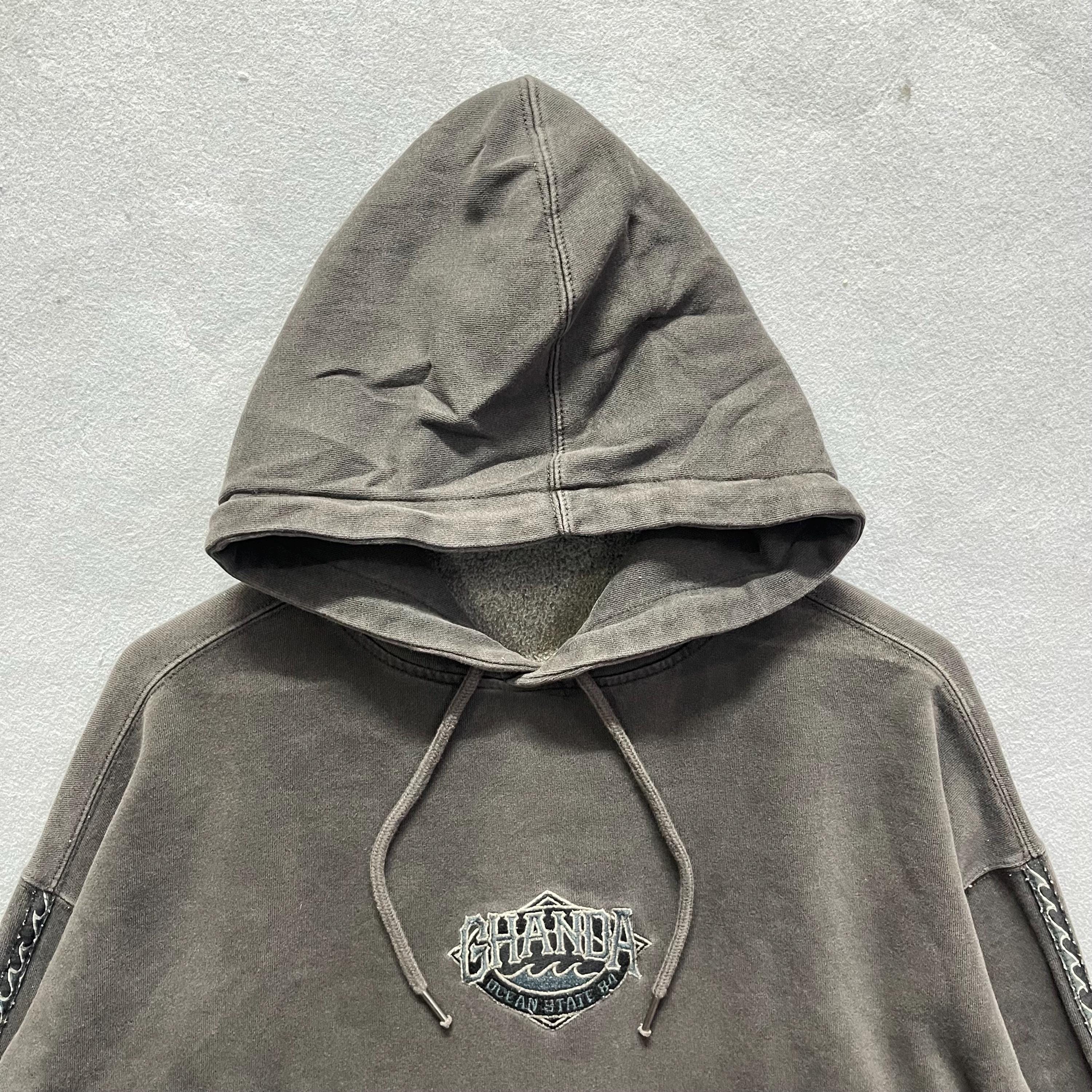 Ghanda 1984 Logo Embroidered Pullover Hoodie - Etsy