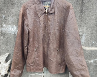Vintage Brand Eddy Bauer Type B-3 Leather Jacket 1990s - Etsy