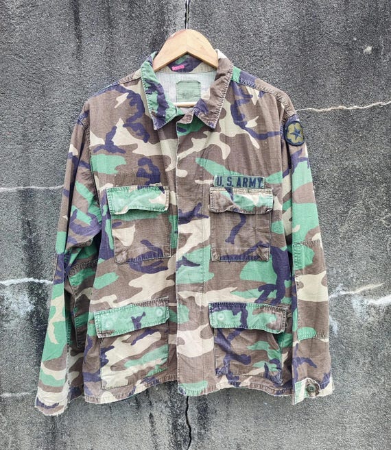 Vintage U.S. Army Woodland Camouflage BDU Jacket (1986) - Etsy