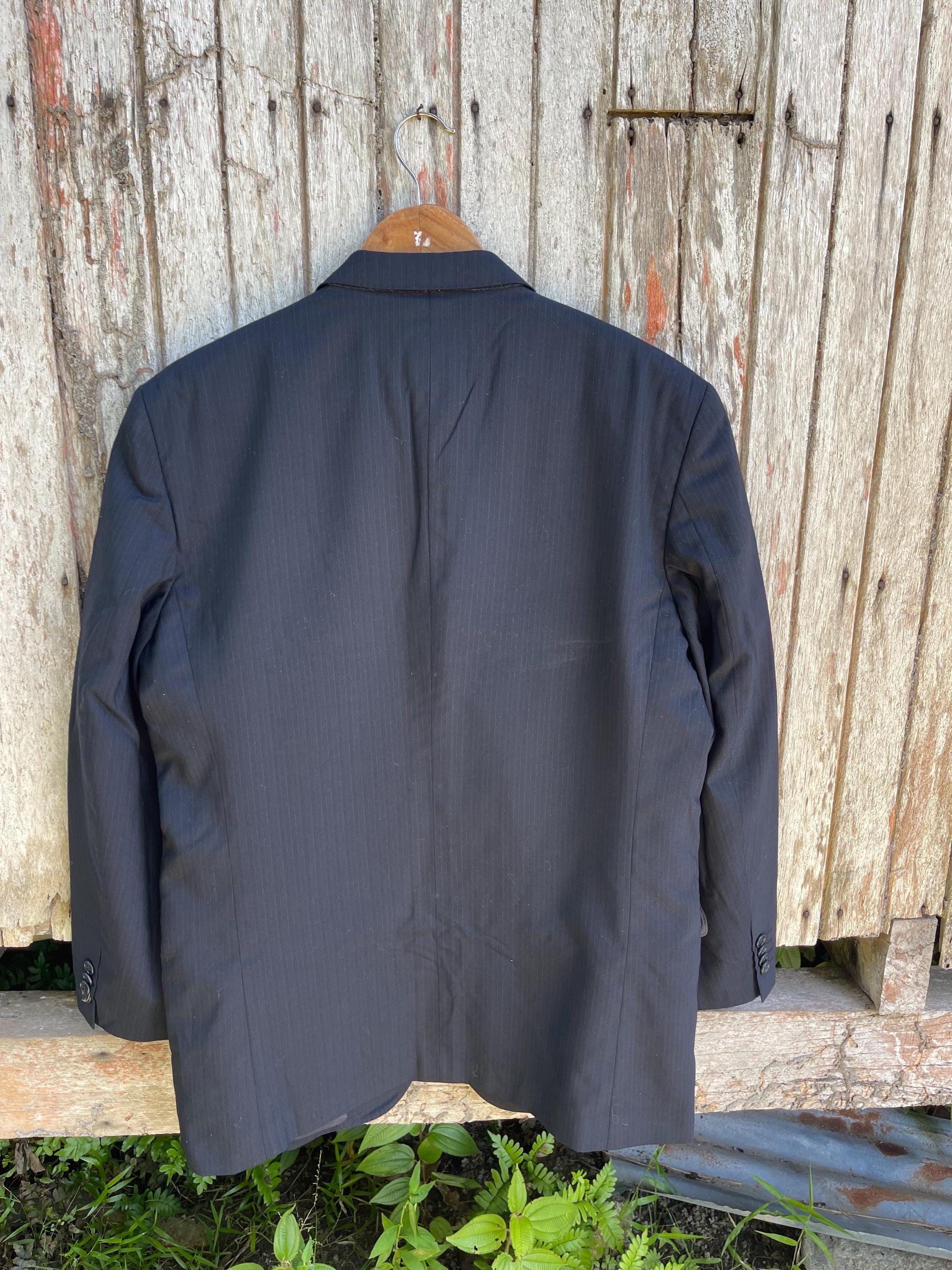 SISSY by Kansai Yamamoto Black Pinstripe Blazer (vintage 1990s
