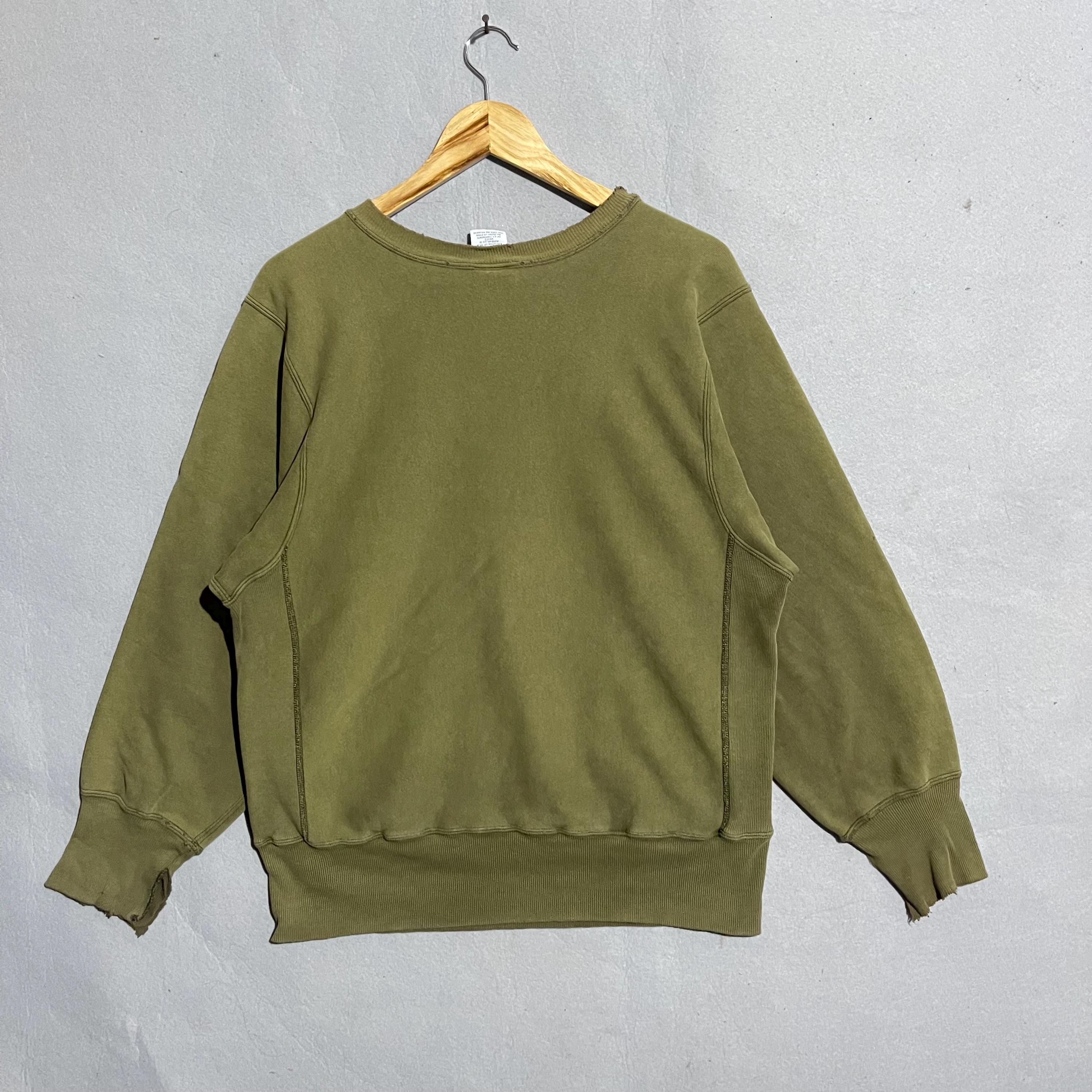 Vintage 90s Champion Reverse Weave Sweatshirt: Army Green 