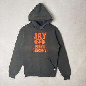 Vintage Russell Athletic Hoodie Black - Etsy