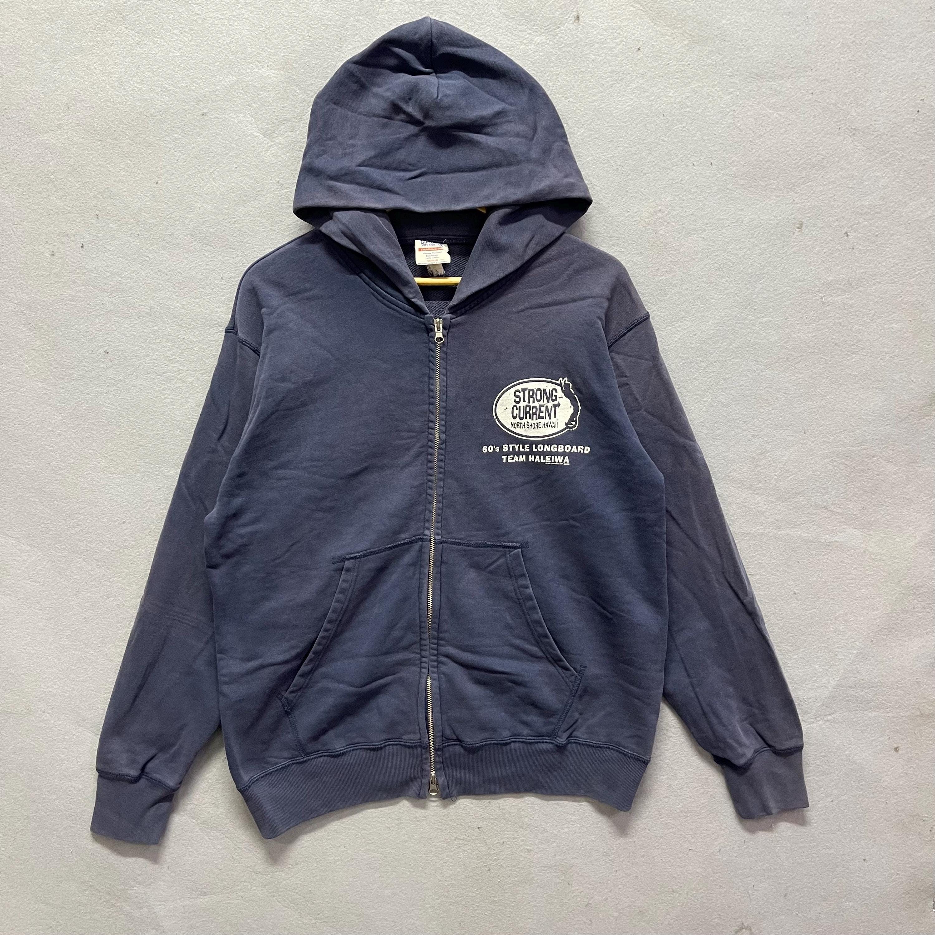 Strong Current Hawaii 60's Style Longboard Zip Hoodie – Vintage