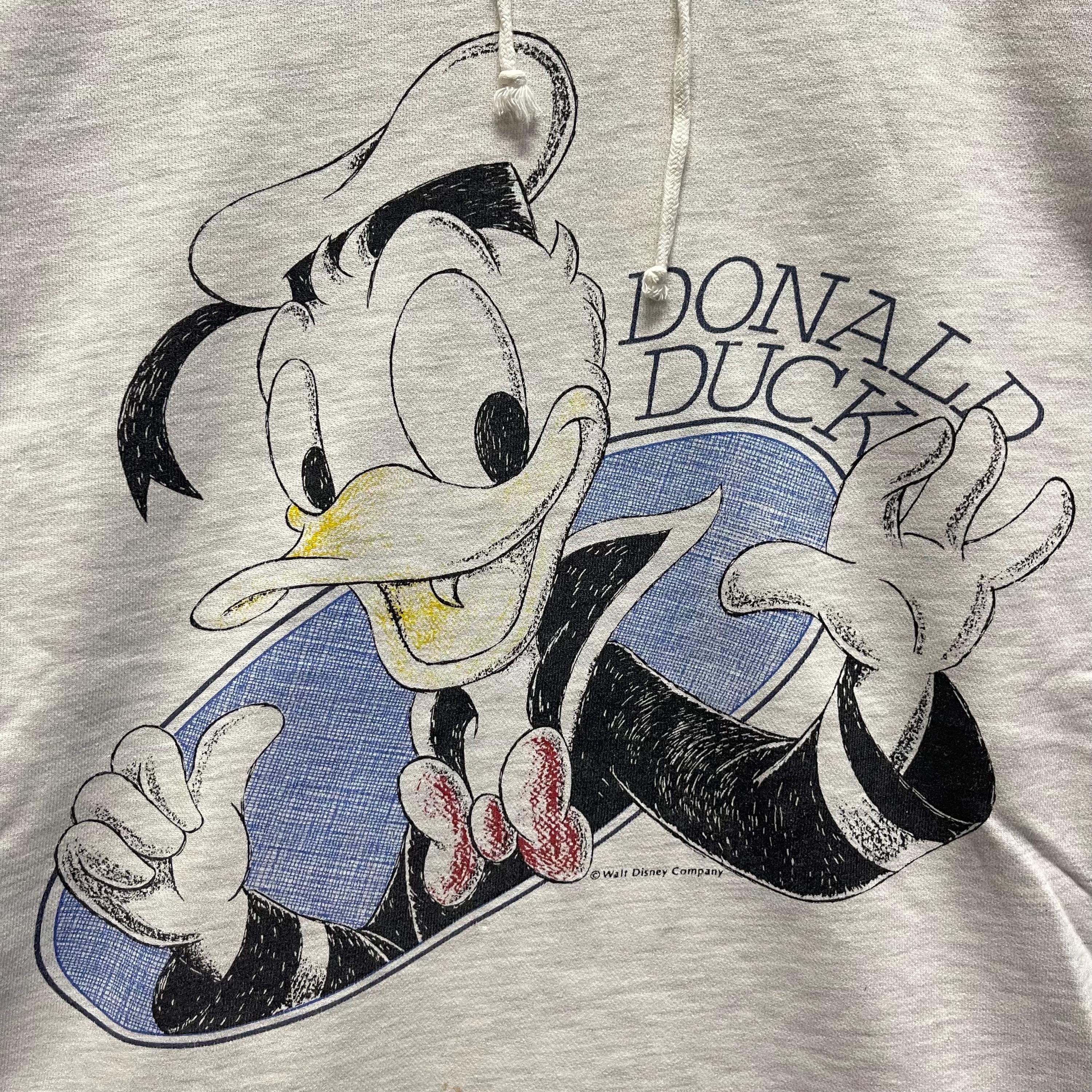 Vintage 90s Disney “donald Duck” Hoodie – Dia Club Knit Wear – M/L