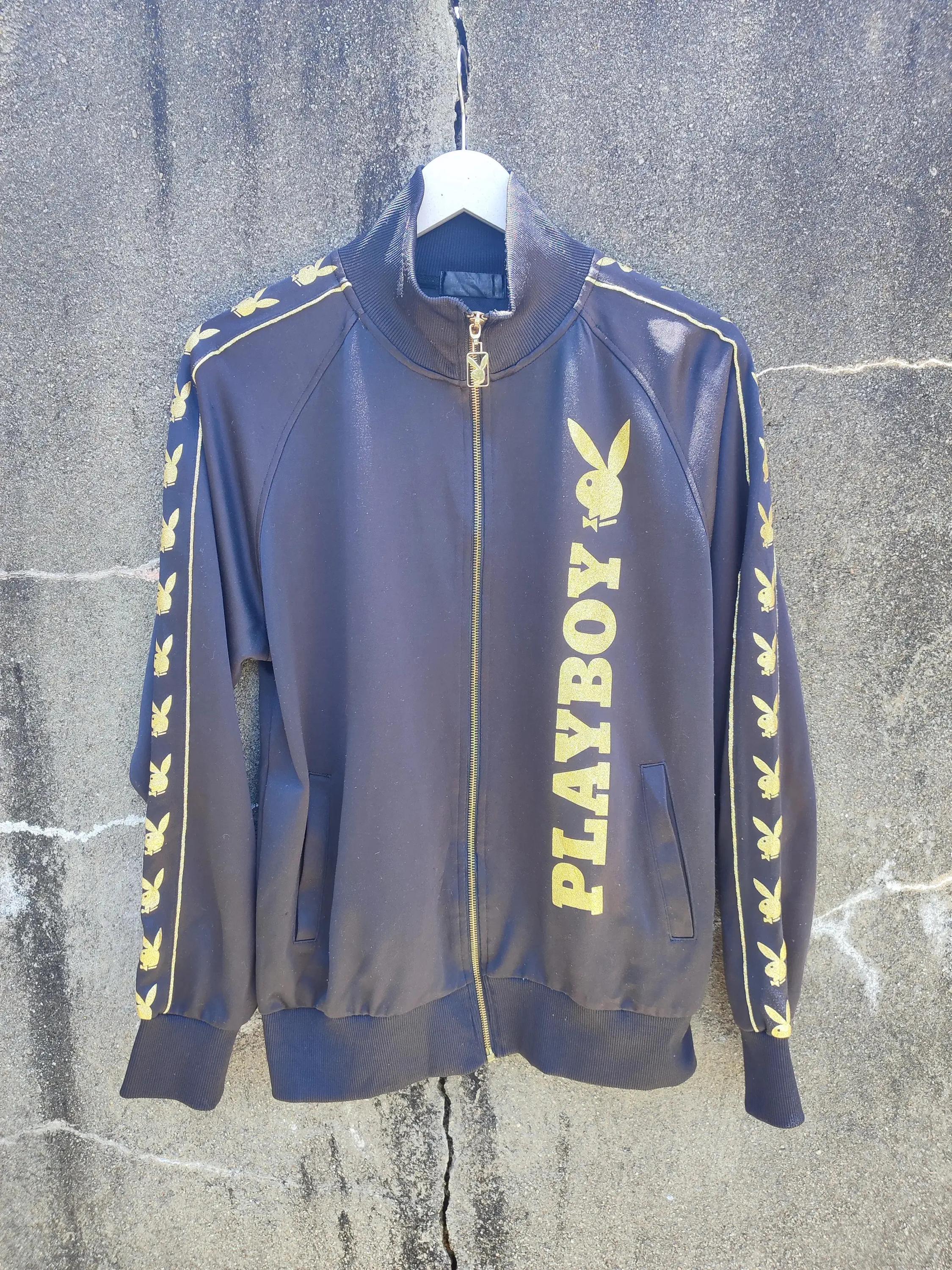 Vintage Playboy Track Jacket Black/gold (2000s) - Etsy