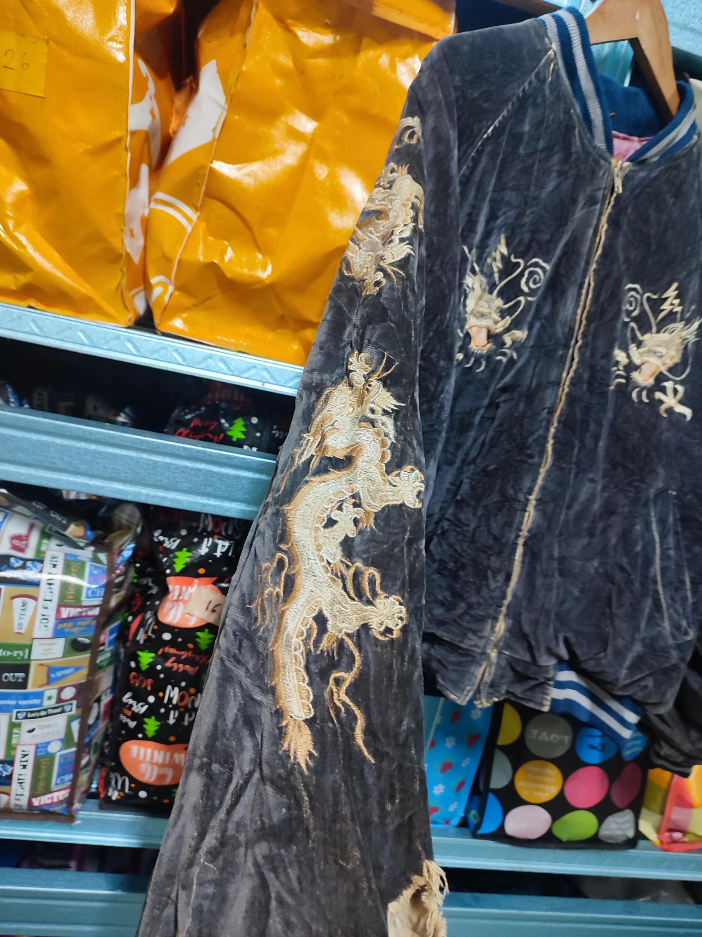 RARE! 90s houston 別珍 souvenir jacket RARE! 90s houston 別珍 souvenir jacket - メルカリ