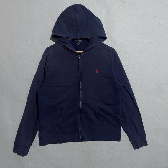トップス 90s Ralph Lauren sport zip up hoodie y2k Vintage Y2K Ralph Lauren Sport Zip Hoodie Sweatshirt Women Small