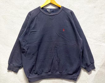 Vintage Polo by Ralph Lauren Navy Crewneck Sweatshirt