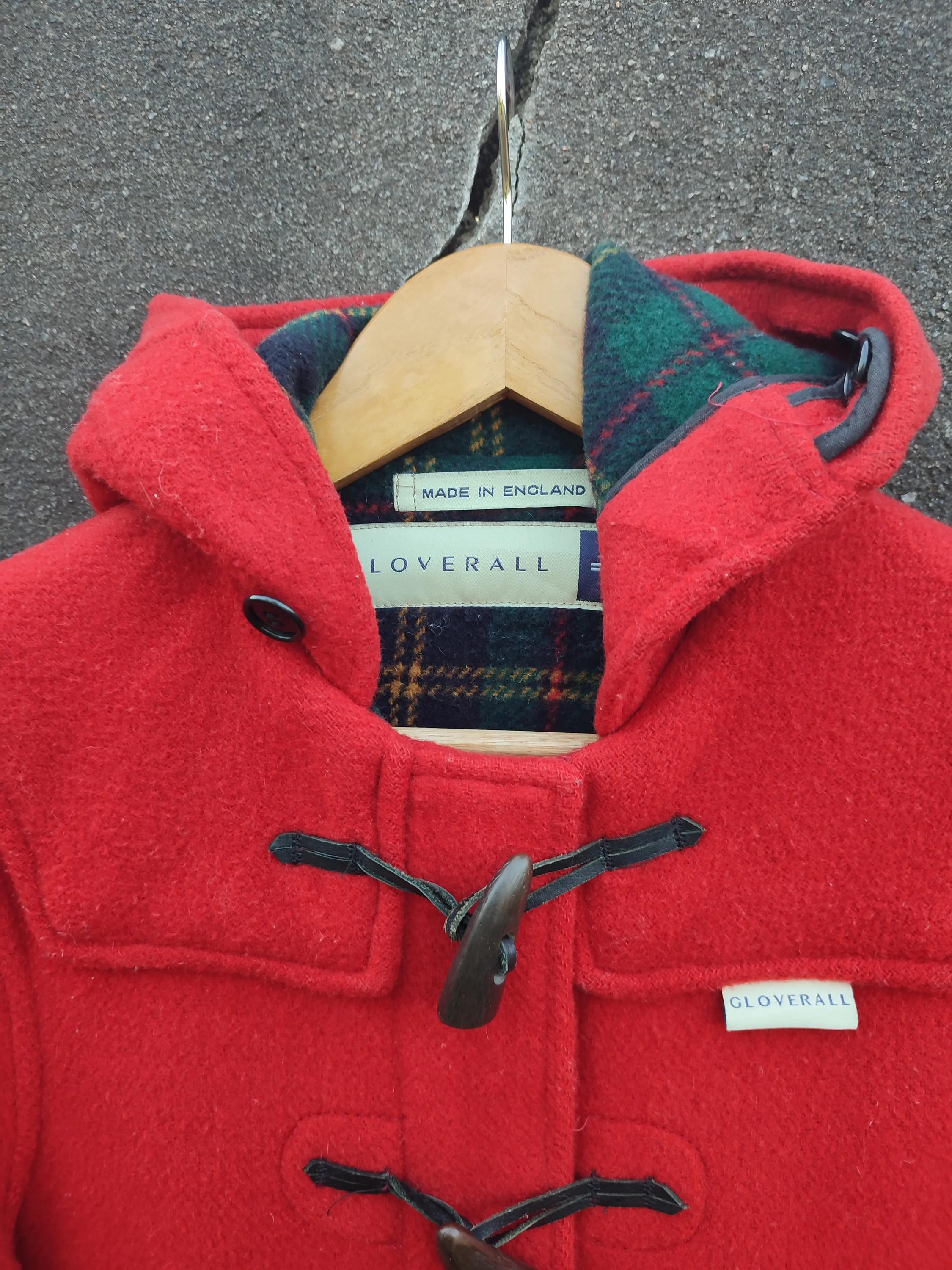 Vintage Gloverall Made in England Red Wool Duffle Coat - Etsy