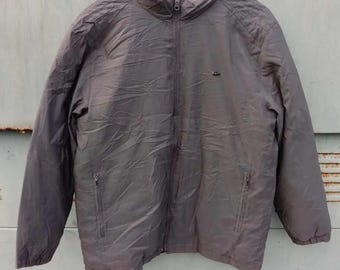 Chaqueta acolchada de invierno Lacoste Vintage (forrada con piel sintética)