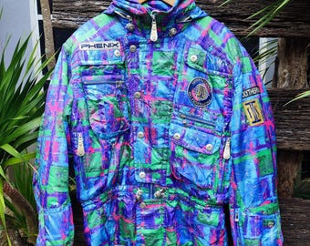 90s Ellesse made by Goldwin Racing project Snow Winter Neon color