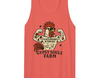 Canotta da uomo "Cluck Around & Find Out"
